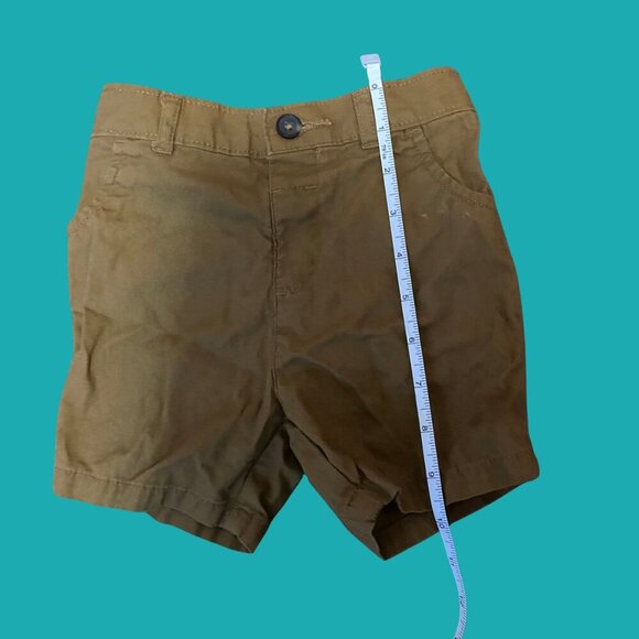 George Toddler Boy Shorts | Khaki Brown Cotton Shorts 18–24M | Casual Everyday - Picture 3 of 5